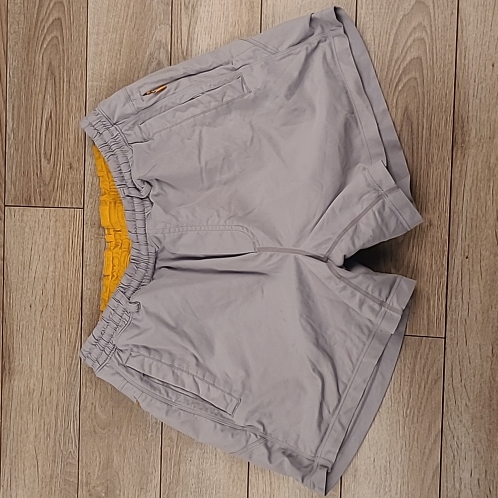 BIRDDOGS Boom Light Grey Sz Large Short Mens Athletic Running Shorts‎